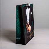 Бумажный пакет «Лучшему!» - 23 х 27 см. - Сима-Ленд - купить с доставкой в Ижевске