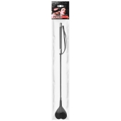 Черный стек с наконечником-сердечком - 54 см. - Notabu - купить с доставкой в Ижевске