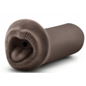 Коричневый мастурбатор-ротик Naughty Nicole - Blush Novelties - в Ижевске купить с доставкой