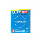 Текстурированные презервативы LUXE Royal Exotica - 3 шт. - Luxe - купить с доставкой в Ижевске