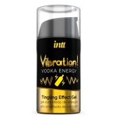 Жидкий интимный гель с эффектом вибрации Vibration! Vodka Energy - 15 мл. - INTT - купить с доставкой в Ижевске