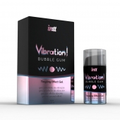 Жидкий интимный гель с эффектом вибрации Vibration! Bubble Gum - 15 мл. - INTT - купить с доставкой в Ижевске