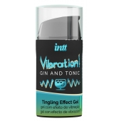 Жидкий интимный гель с эффектом вибрации Vibration! Gin   Tonic - 15 мл. - INTT - купить с доставкой в Ижевске