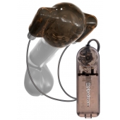 Дымчатый вибростимулятор головки пениса Dual Vibrating Head Teaser - Pipedream - в Ижевске купить с доставкой