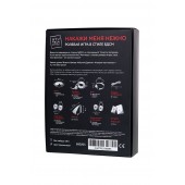 Фиолетовый набор БДСМ «Накажи меня нежно» с карточками - Штучки-дрючки - купить с доставкой в Ижевске