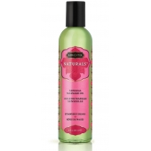 Массажное масло Naturals Strawberry Dreams с ароматом клубники - 236 мл. - Kama Sutra - купить с доставкой в Ижевске