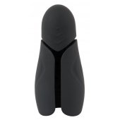 Черный силиконовый вибромастурбатор с нагревом Masturbator with 2 Functions - Orion - в Ижевске купить с доставкой