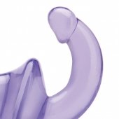 Фиолетовый безремневой страпон Strapless Strap-On - Lux Fetish - купить с доставкой в Ижевске
