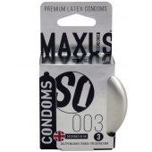 Экстремально тонкие презервативы в железном кейсе MAXUS Extreme Thin - 3 шт. - Maxus - купить с доставкой в Ижевске