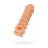 Телесная закрытая насадка с пупырышками Cock Sleeve Size M - 15,6 см. - KOKOS - в Ижевске купить с доставкой