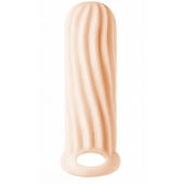 Телесный фаллоудлинитель Homme Wide - 13 см. - Lola Games - в Ижевске купить с доставкой