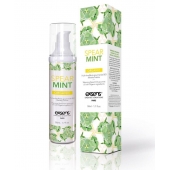 Разогревающее массажное масло Gourmet Spearmint Organic с органическими ингредиентами - 50 мл. - Exsens - купить с доставкой в Ижевске