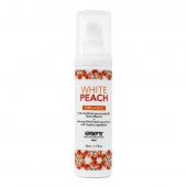 Разогревающее массажное масло Gourmet White Peach Organic с органическими ингредиентами - 50 мл. - Exsens - купить с доставкой в Ижевске