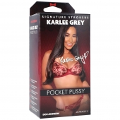 Мастурбатор-вагина Karlee Grey ULTRASKYN Pocket Pussy - Doc Johnson - в Ижевске купить с доставкой