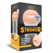 Мастурбатор-ротик ZOLO DEEP THROAT - Zolo - в Ижевске купить с доставкой
