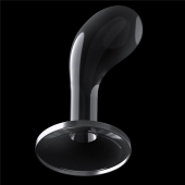 Прозрачный стимулятор простаты Flawless Clear Prostate Plug - 15 см. - Lovetoy - в Ижевске купить с доставкой