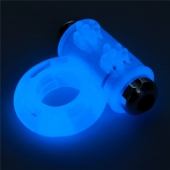 Голубое, светящееся в темноте эрекционное виброкольцо Lumino Play Vibrating Penis Ring - Lovetoy - в Ижевске купить с доставкой