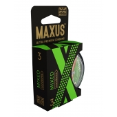 Презервативы в пластиковом кейсе MAXUS AIR Mixed - 3 шт. - Maxus - купить с доставкой в Ижевске