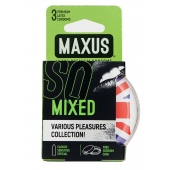Презервативы в пластиковом кейсе MAXUS AIR Mixed - 3 шт. - Maxus - купить с доставкой в Ижевске