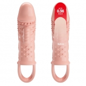 Телесная насадка с вибрацией Cecelia - 18,5 см. - Baile - в Ижевске купить с доставкой