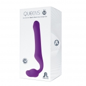 Лиловый безремневой страпон Queens M - Adrien Lastic - купить с доставкой в Ижевске