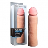 Телесная фаллическая насадка на пенис Magnum Xtender - 23 см. - Blush Novelties - в Ижевске купить с доставкой