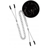 Регулируемые зажимы для сосков Sweet Caress Nipple Chain - Sweet Caress - купить с доставкой в Ижевске
