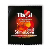 Разогревающий гель-лубрикант Stimulove Strong в одноразовой упаковке - 4 гр. - Биоритм - купить с доставкой в Ижевске