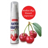 Гель-смазка Tutti-frutti с вишнёвым вкусом - 30 гр. - Биоритм - купить с доставкой в Ижевске