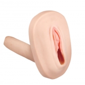 Мастурбатор-вагина с вибрацией и выносным пультом управления REALSTUFF SMOOTH   BALD - Dream Toys - в Ижевске купить с доставкой