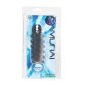 Дымчатая стимулирующая насадка с закрытой головкой SAMURAI PENIS SLEEVE BLACK - 14,5 см. - NMC - в Ижевске купить с доставкой