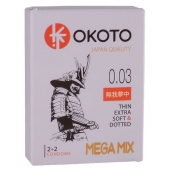 Набор из 4 презервативов OKOTO MegaMIX - Sitabella - купить с доставкой в Ижевске