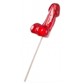 Красный леденец в форме фаллоса со вкусом виски - Sosuчki - купить с доставкой в Ижевске