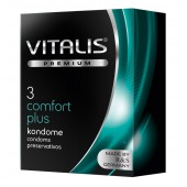 Контурные презервативы VITALIS PREMIUM comfort plus - 3 шт. - Vitalis - купить с доставкой в Ижевске