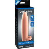 Телесная насадка Real Feel Enhancer XL - 17 см. - Pipedream - в Ижевске купить с доставкой