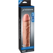 Телесная насадка Fantasy X-tensions Perfect 2  Extension - 20,3 см. - Pipedream - в Ижевске купить с доставкой
