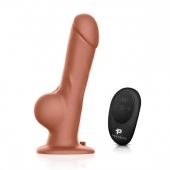 Реалистичный страпон с радиоуправлением Remote Control Realistic - 21 см. - Pegasus - купить с доставкой в Ижевске