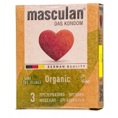 Экологически чистые презервативы Masculan Organic - 3 шт. - Masculan - купить с доставкой в Ижевске