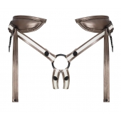Бронзовый пояс для насадок Desirous Harness - Strap-on-me - купить с доставкой в Ижевске
