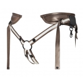 Бронзовый пояс для насадок Desirous Harness - Strap-on-me - купить с доставкой в Ижевске