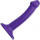 Фиолетовый фаллоимитатор-насадка Strap-On-Me Dildo Dual Density size S - 17 см. - Strap-on-me - купить с доставкой в Ижевске