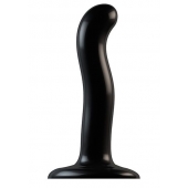 Черный фаллоимитатор-насадка Strap-On-Me P G spot Dildo size S - 16,4 см. - Strap-on-me - купить с доставкой в Ижевске
