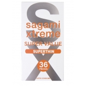 Ультратонкие презервативы Sagami Xtreme Superthin - 36 шт. - Sagami - купить с доставкой в Ижевске