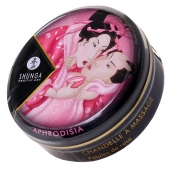Массажная свеча Rose Petals с ароматом розы - 30 мл. - Shunga - купить с доставкой в Ижевске