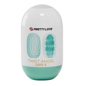 Бирюзовый мастурбатор-яйцо Twist Angel - Baile - в Ижевске купить с доставкой