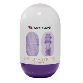 Сиреневый мастурбатор-яйцо Smooth Stripes - Baile - в Ижевске купить с доставкой