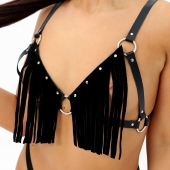 Бюстгальтер с бахромой из замши - Crazy Handmade купить с доставкой Бюстгальтер с бахромой из замши - Crazy Handmade купить с доставкой