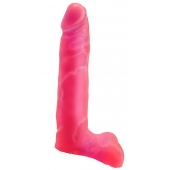 Розовая насадка-фаллос для трусиков Harness - 16,5 см. - LOVETOY (А-Полимер) - купить с доставкой в Ижевске