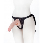 Реалистичный фаллос на поясе Harness - 20,5 см. - LOVETOY (А-Полимер) - купить с доставкой в Ижевске