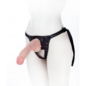 Податливый фаллос на трусиках Harness - 20,5 см. - LOVETOY (А-Полимер) - купить с доставкой в Ижевске